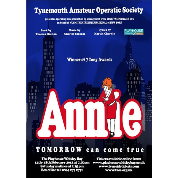 Tynemouth Amateur Operatic Society presents Annie