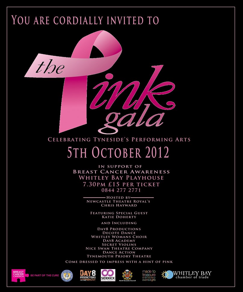 Day8 Productions present "THE PINK GALA" in aid of Breast Cancer Campaign