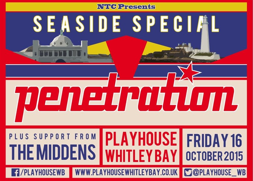 North Tyneside Council presents Seaside Special: PENETRATION & The Middens