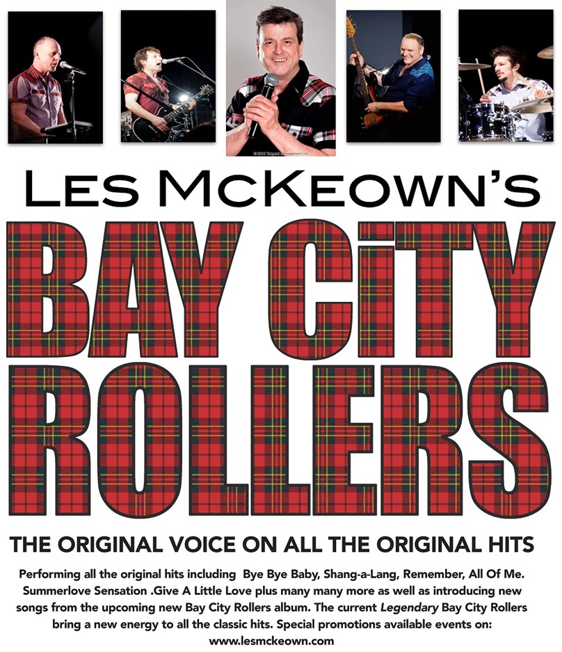 Les McKeown’s Bay City Rollers NOW & THEN tour 2016
