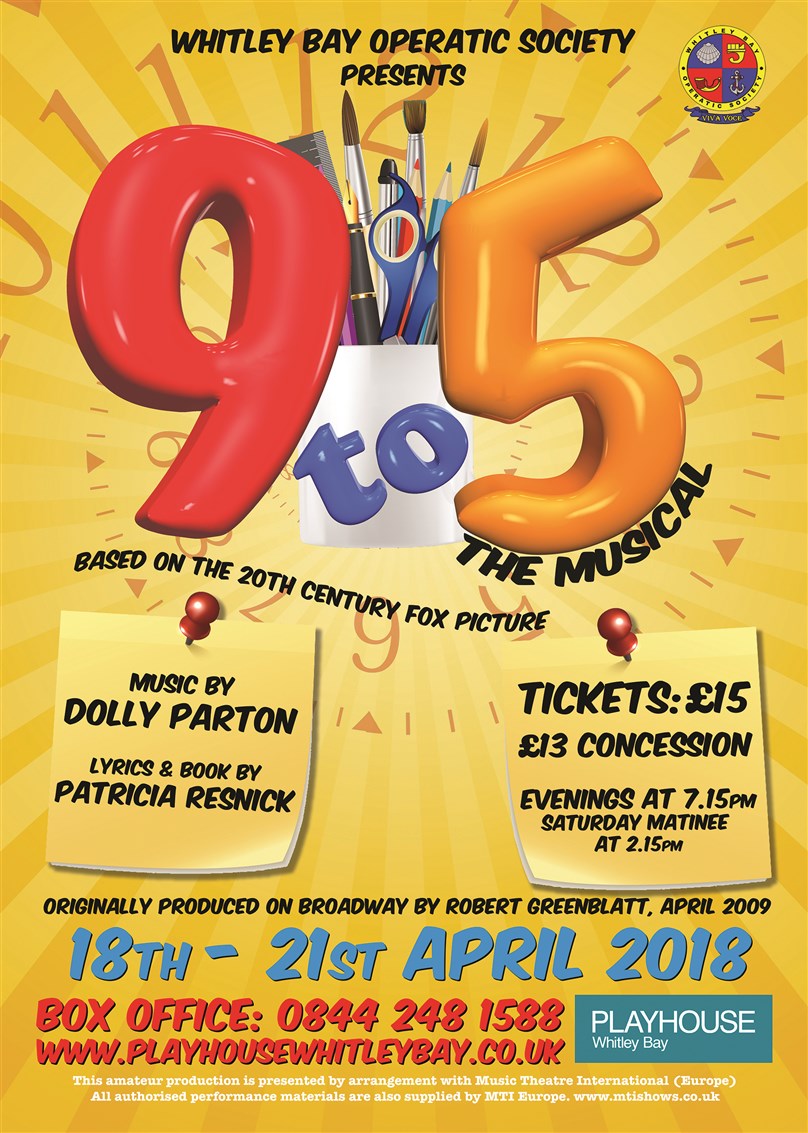 Whitley Bay Operatic Society present '9 to 5: The Musical'