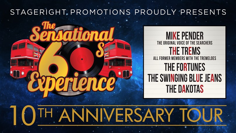 The Sensational 60’s Experience 10th Anniversary Tour