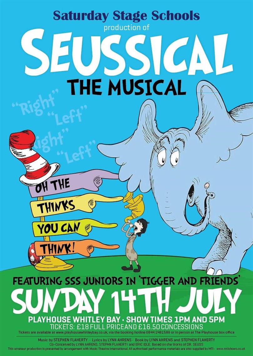 Saturday Stage Schools present Seussical The Musical + Tigger & Friends
