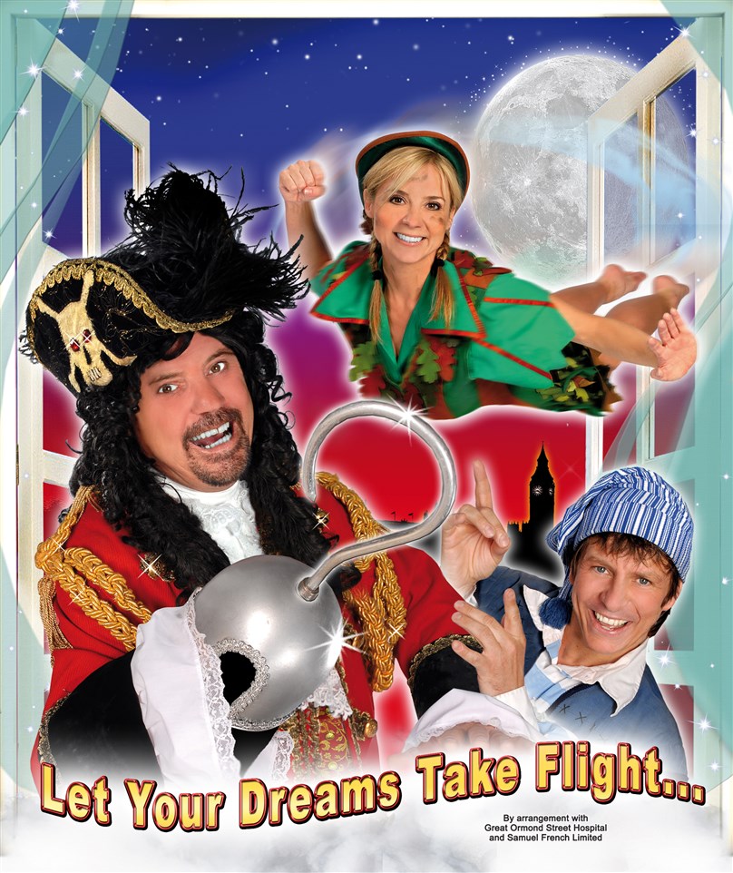 Peter Pan Pantomime presented by Blue Genie Entertainment starring Neighbours' Mark Little, CBeebies' Sarah-Jane Honeywell & Steve Walls!