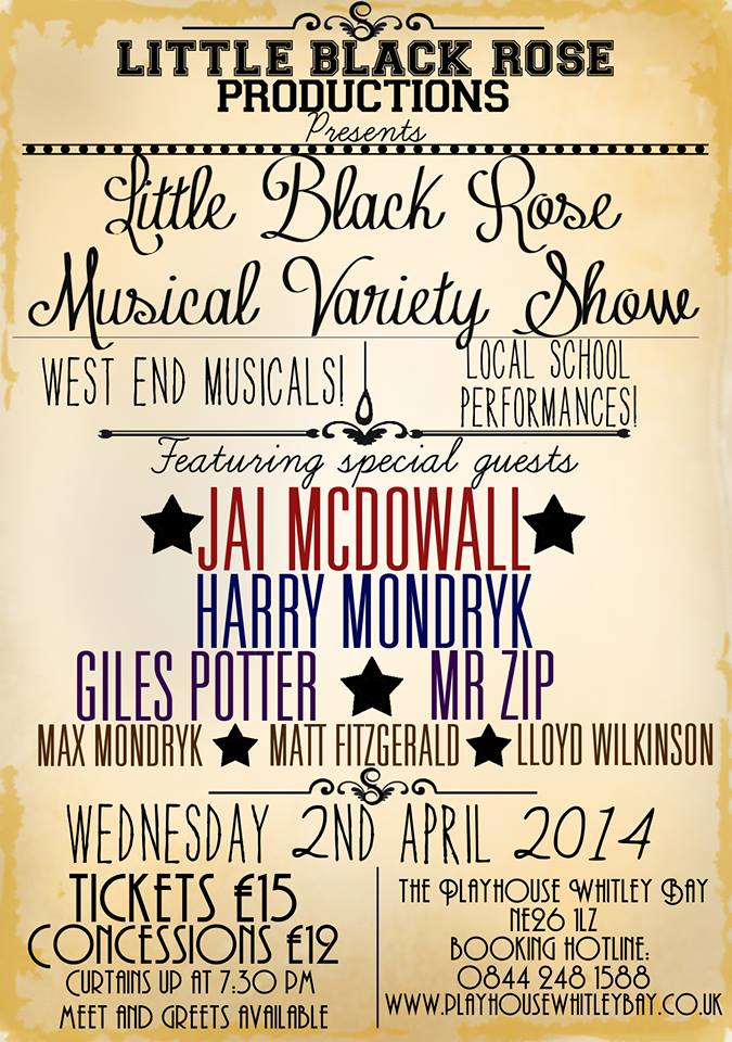 Little Black Rose Musical Variety Show With Special Guests **Line Up Updated plus Meet & Greet!**