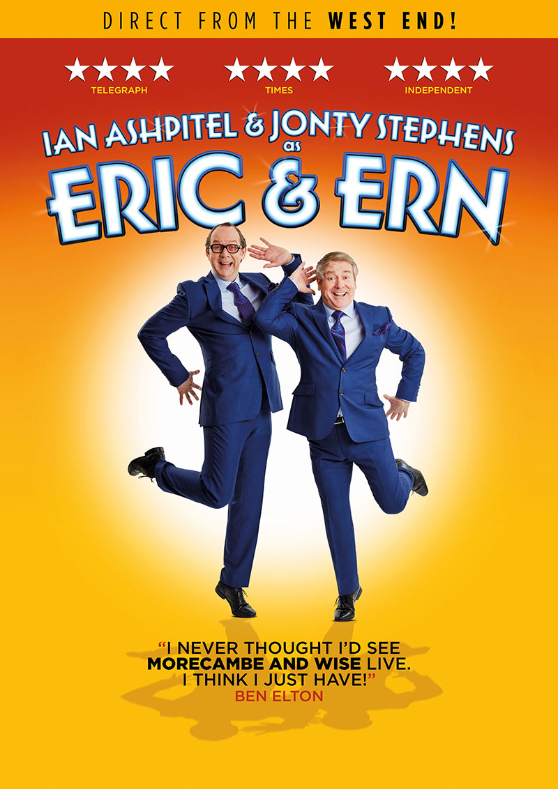 Ian Ashpitel and Jonty Stephens as Eric & Ern
