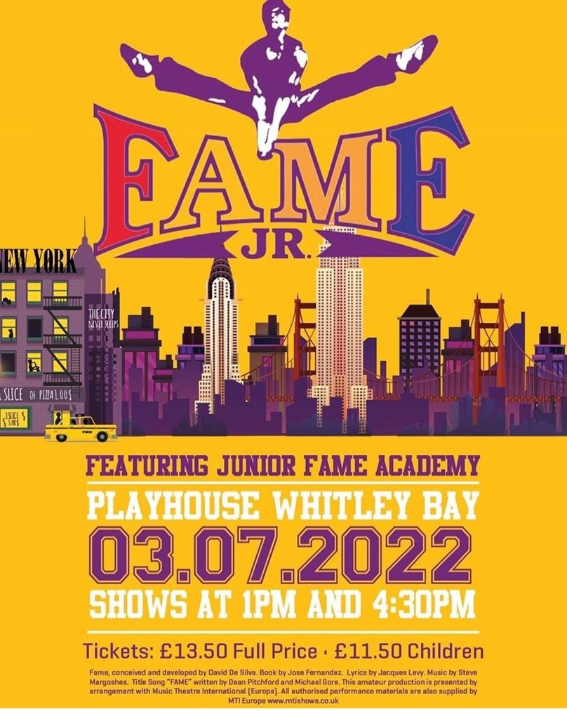 Saturday Stage Schools present FAME Jr