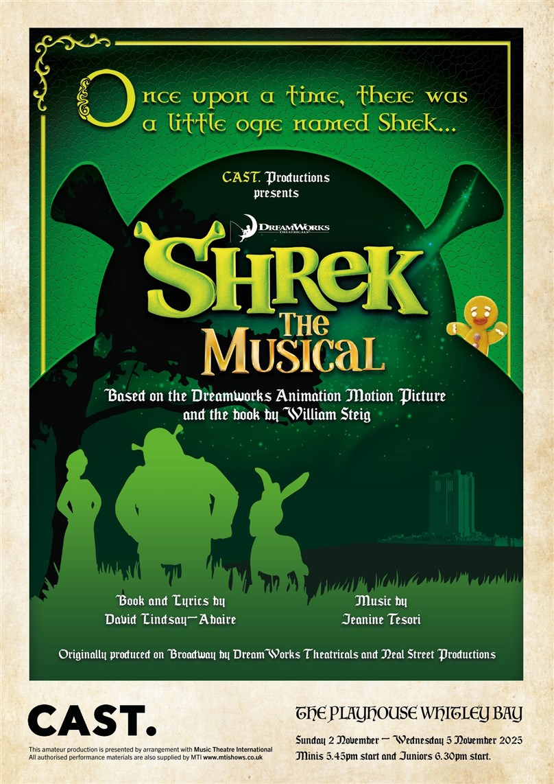 CAST Productions Presents Shrek The Musical