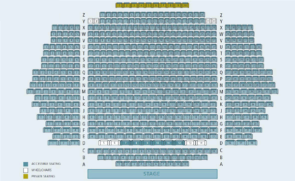 PLAYHOUSE Seating Plan